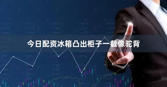 今日配资冰箱凸出柜子一截像驼背