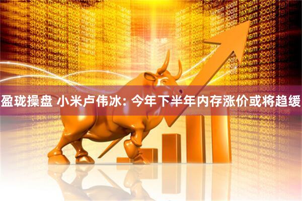 盈珑操盘 小米卢伟冰: 今年下半年内存涨价或将趋缓